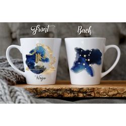 virgo mug | virgo gift | virgo zodiac symbol mug | august september birthday gift