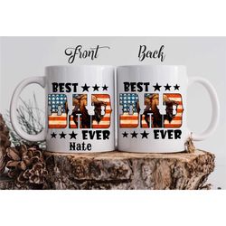 father's day mug / personalized mug for dad / 'best dad ever' coffee mug / gift for dad