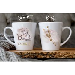 taurus zodiac mug / personalized taurus gift