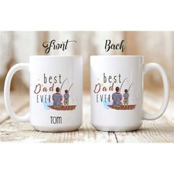 mug for him / best dad ever personalized coffee mug / personalized father's day coffee mug / gift for dad