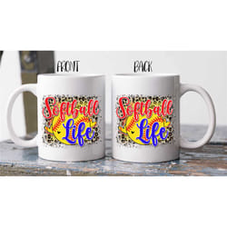 softball life custom mug / mother's day gift