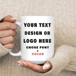custom mug, personalized mug, ceramic mug, custom coffee mug, personalized gift, ceramic mugs, large coffee mug, mugs, l