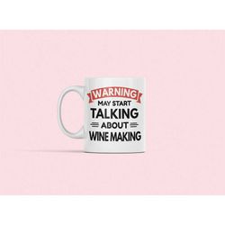 winemaking gifts, funny winemaking mug, winemaker coffee cup, wine making mug, vinification, vinter gift, enologist mug,