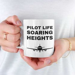 Pilot Life Mug, Aviation Mug, Pilot Mug For Boyfriend, Unique Pilot Mug, Funny Pilot Mug, Pilot Mug For Girlfriend, Nove