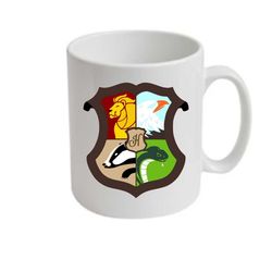 harry potter mug, harry potter personalised mug, hogwarts houses crest