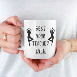 yoga teacher mug, yoga coffee mug, yoga instructor gift, yoga present, yoga teacher gift, yoga mug for men, funny yoga m