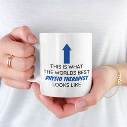 worlds best physio therapist mug, gift for physio, physio mugs, physio gift, unique physio mug, physiotherapist, physio,
