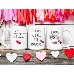 adult valentine mugs, love you, adult humour, valentine's, gifts for him, gifts for her, adult mug, funny mugs