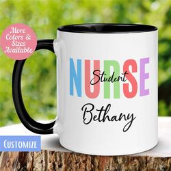student nurse mug, nurse in training mug, student nurse gift, congratulations to future nurse, student nurse life, nursi