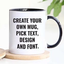Personalized Photo Coffee Mug, Customized Mug, Custom Coffee Mug, Photo Mug Birthday Gift, Mug With Photo/Text, Annivers