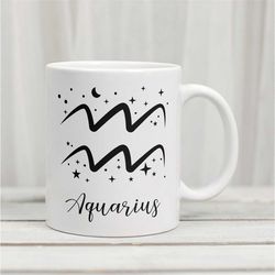 aquarius zodiac mug | zodiac coffee mug | aquarius | aquarius mug | aquarius gift | astrology mug | horoscope mug | pers