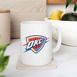 okc thunder ceramic mug nba mug thunder coffee cup thunder mug basketball okc coffee cup oklahoma basketball mug oklahom