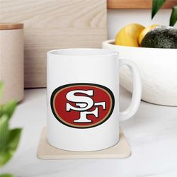 San Francisco 49ers Ceramic Mug NFL Mug Niners Coffee Cup 49ers Mug Football Coffee Cup San Francisco Mug Football Gifts