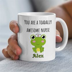personalized mug for rn's, custom gift for medical assistant, customizable nursing school gift, caregiver, unique gift f