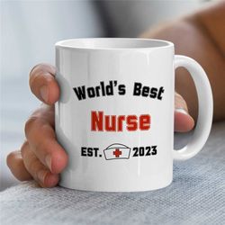 Custom Nursing School Grad Gift, Customizable Mug For Registered Nurses, Personalized Gift for Medical Assistants, Uniqu