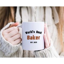 Personalized Baking Lover Gift, Personalized Baking Mug, Custom Baker Mug, Gift For Mom, Queen Of Bakes, Worlds Best Bak