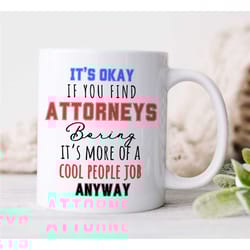 attorney mug, gift for lawyer, appreciation, coworker birthday, mom/dad, thank you, student, men/women, work anniversary
