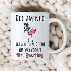custom mug for physicians, personalized hospital gift, unique family doctor birthday present, gp, podiatry thank you, em
