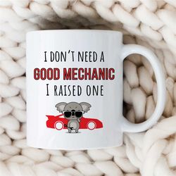 mechanic son mug, gift for gearhead, car lover dad, motorbike & automotive mechanic, birthday, for him, anniversary, pro