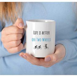 coffee cup cyclist, bike mugs, bicycle gifts men, cycling mug for men, bicycling mug present, athlete mug, fathers day g