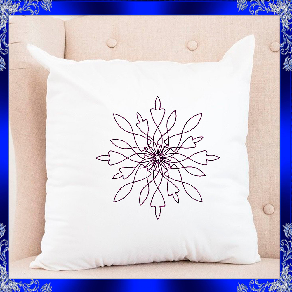 Quilting Swirls Embroidery Design Mandala Quilt Machine Embroidery Design Mandala Quilting Swirls Embroidery Snowflake 2