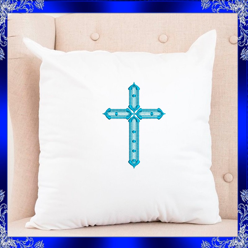 Cross Machine Embroidery Design Cross Embroidery Design Cross Christian Religious Machie Embroidery Design 1