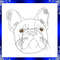 French Bulldog Machine Embroidery Design Bulldog Embroidery Dog Pug Embroidery Pet Embroidery 1