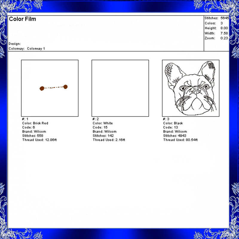 French Bulldog Machine Embroidery Design Bulldog Embroidery Dog Pug Embroidery Pet Embroidery 2