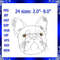 French Bulldog Machine Embroidery Design Bulldog Embroidery Dog Pug Embroidery Pet Embroidery 0