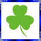 Clover 3 Leaf Machine Embroidery Design 1