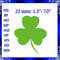 Clover 3 Leaf Machine Embroidery Design 0