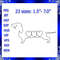 Long Hair Dachshund Embroidery Design 0