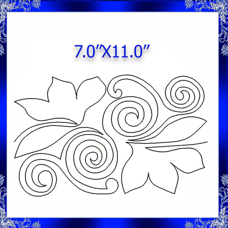 Quilting Swirls Embroidery Design Quilting Swirls Quilting Block Stipple Embroidery 2