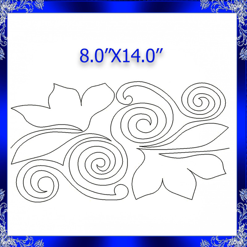 Quilting Swirls Embroidery Design Quilting Swirls Quilting Block Stipple Embroidery 4