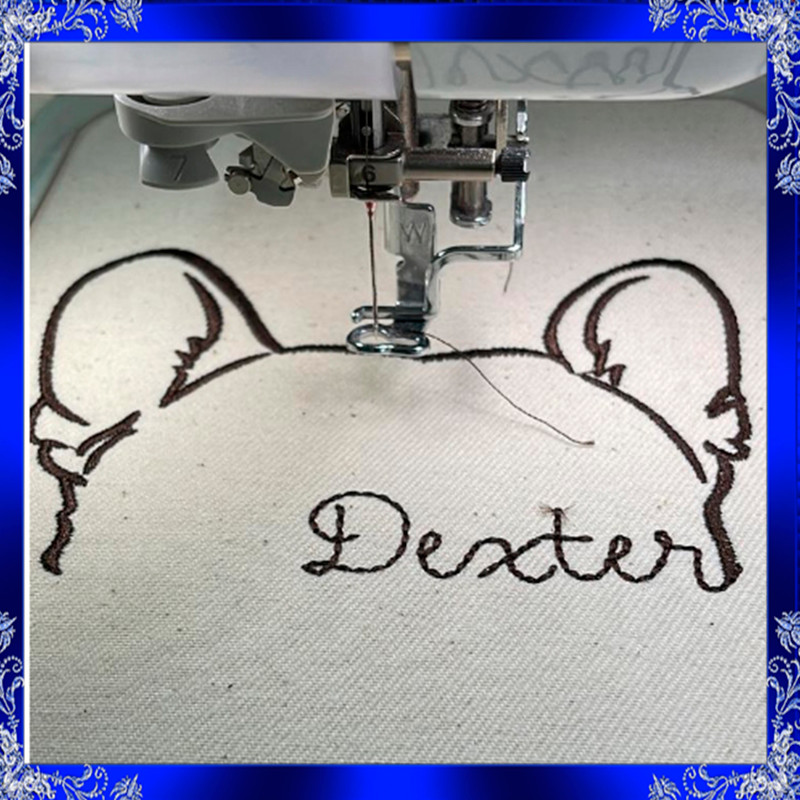 French Bulldog Ears Embroidery Design Boston Terrier Ears Machine Embroidery Dog Pug Ears Embroider 2