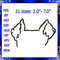 Saluki Ears Embroidery Design Saluki Dog Ears Machine Embroidery Dog Ears Embroidery Pet Ears Embro 0