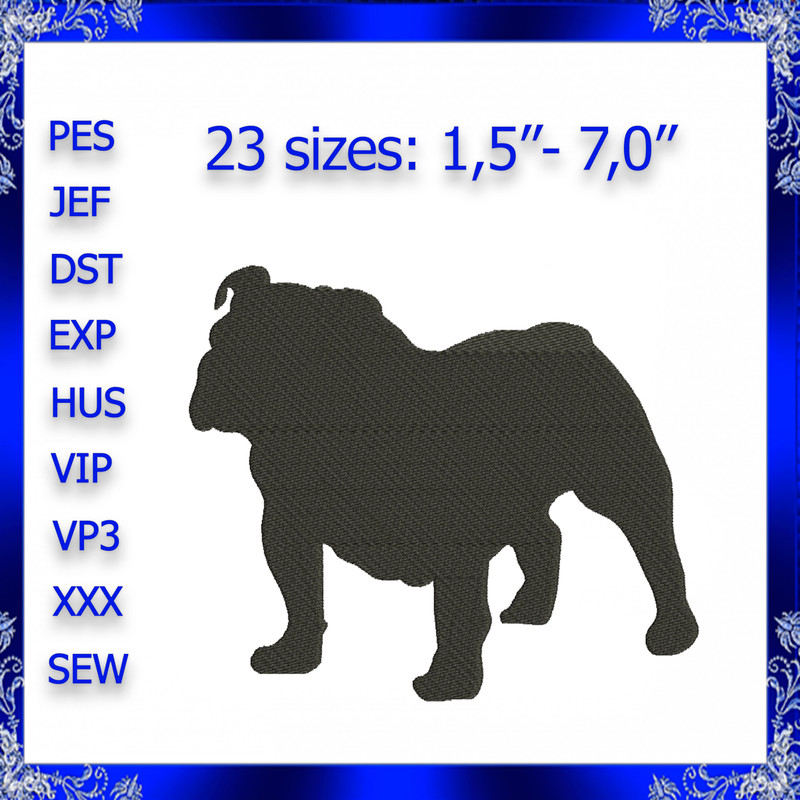 French Bulldog Embroidery Design Boston Terrier Embroidery Dog Pug Embroidery Pet Embroidery Pet Do 3