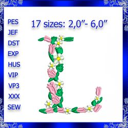 letter l monogram embroidery floral l monogram fancy vine monogram embroidery floral monogram embroidery fancy
