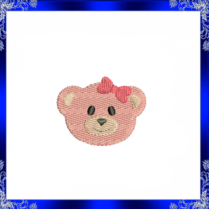 Mini Bear Embroidery Design BEAR Machine Embroidery Design Girl Bear Embroidery INSTANT DOWNLOAD Ne 2