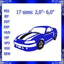 car machine embroidery design car embroidery design classic car embroidery design instant download mustang embroidery de
