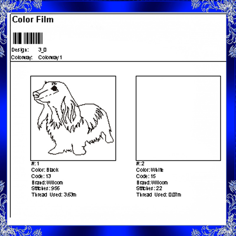 Long Hair Dachshund Embroidery Design Dachshund Machine Embroidery Design Dog Embroidery Pet Embroi 2