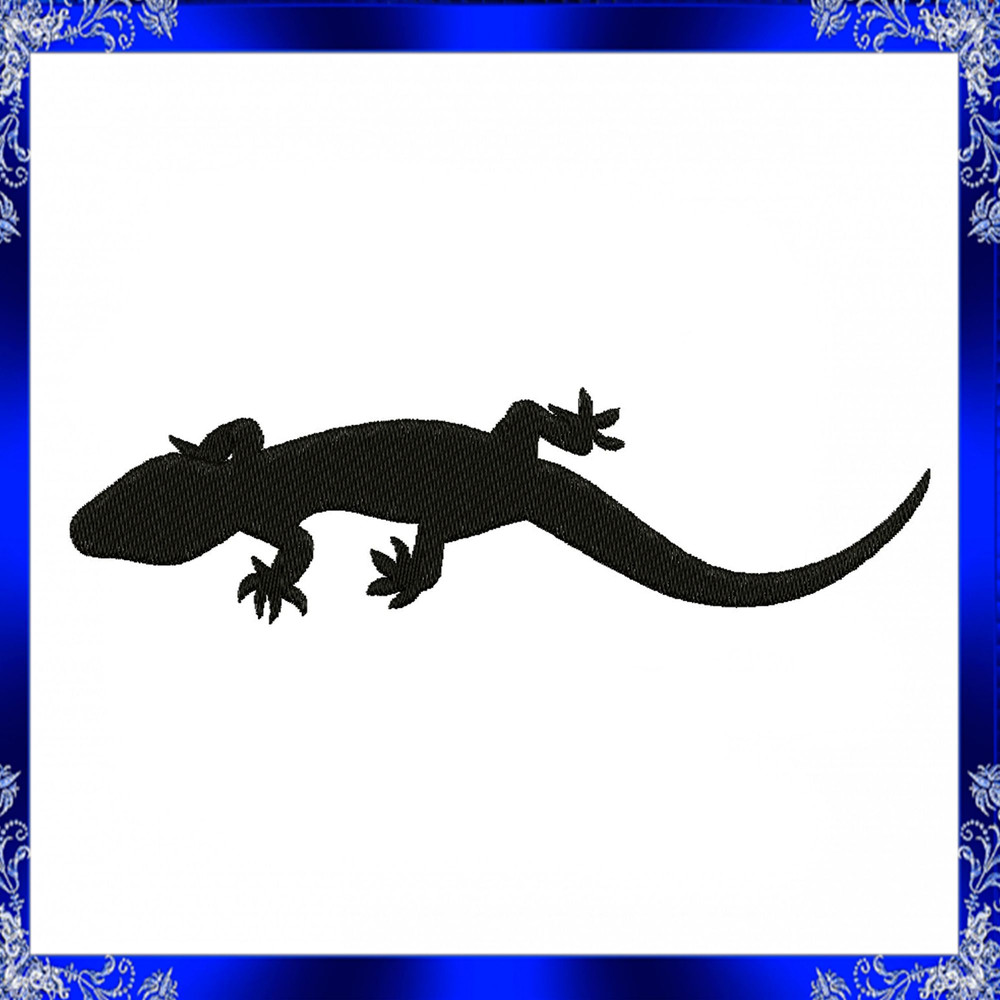 Salamander Machine Embroidery Design Gecko Embroidery Design Salamander Embroidery Gecko Silhouette 1
