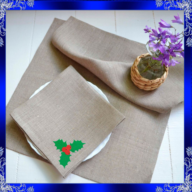 Holly Berry Machine Embroidery Design Holly Christmas Berry Embroidery Design Holiday Embroidery De 6