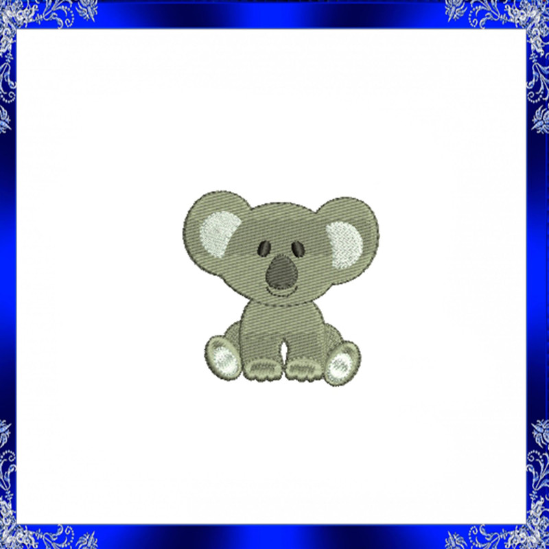 Mini Koala Embroidery Design Tiny Koala Embroidery Mini Koala Embroidery Small Koala Embroidery Emb 2