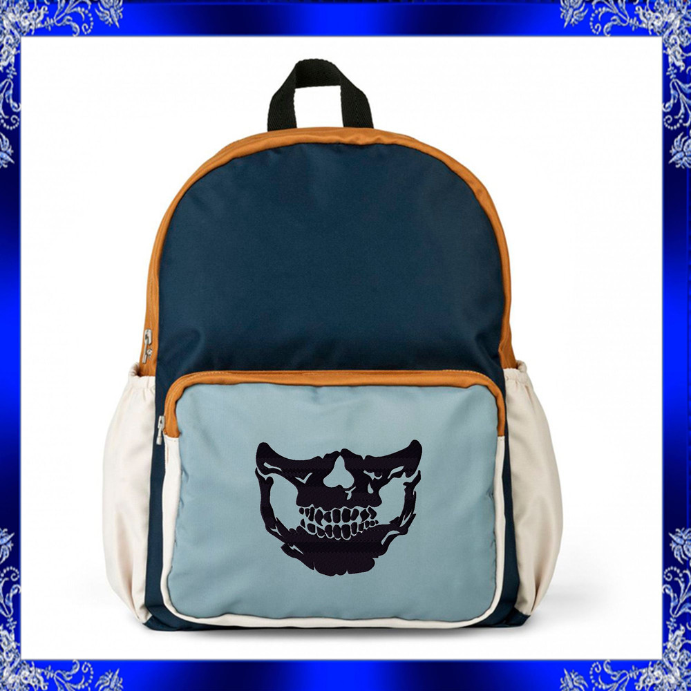 Skull Smile Embroidery Mouth Mask SKELETON Smile Embroidery Design For Mask Skeleton Mouth And Nose 3