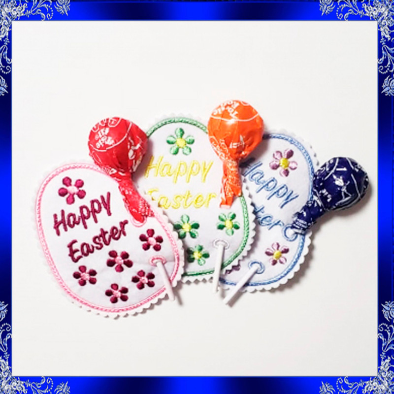 Easter Egg Feltie ITH Embroidery Design Easter Egg Holder Feltie In The Hoop Design Machine Embroid 3