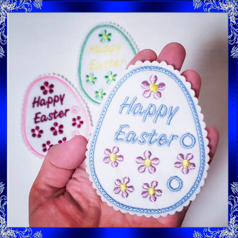 Easter Egg Feltie ITH Embroidery Design Easter Egg Holder Feltie In The Hoop Design Machine Embroid 4