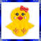 ITH Easter Chick Feltie Embroidery Little Chick Feltie Embroidery Chickie Feltie File Chickie Felti 1