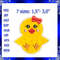 ITH Easter Chick Feltie Embroidery Little Chick Feltie Embroidery Chickie Feltie File Chickie Felti 0