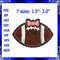 Football Feltie File ITH Football Felties Embroidery File Football Wholesale Felties Felt Embellish 0